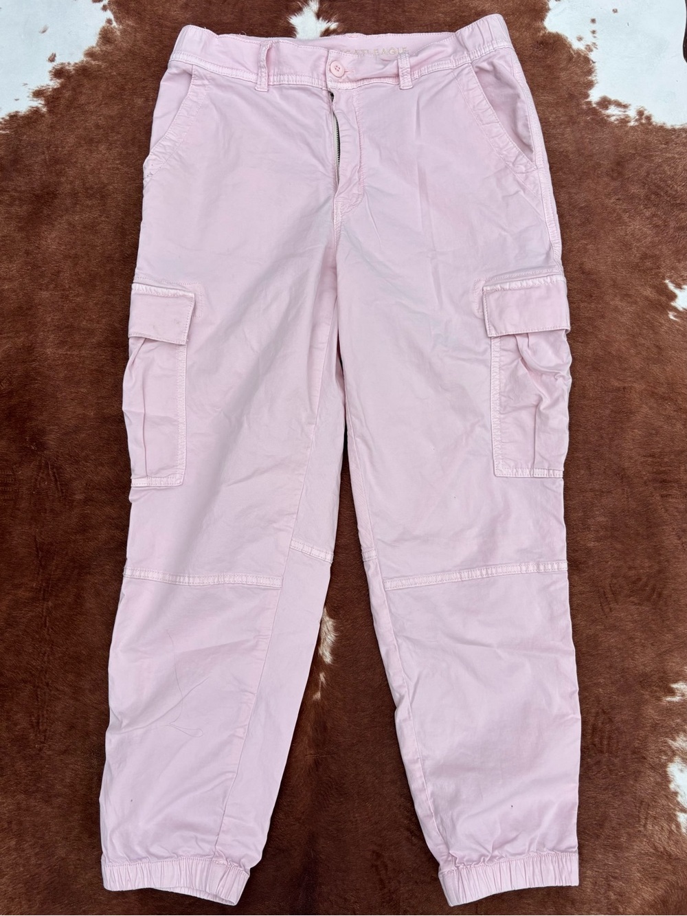American Eagle Outfitters Light Pink Cargo Joggers